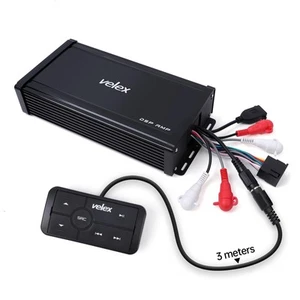 Velex Marine DSP Amp - 4 Channel Class D Amplifier Bluetooth Streaming - Picture 1 of 1