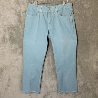 Брюки мужские Robert Graham 36 (по внутреннему шву 27,5) синие эластичные Knowledge Wisdom классические - Изображение 1 из 4