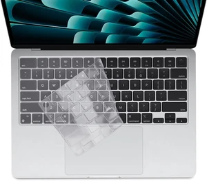 Keyboard Cover Skin for 2024-2022 MacBook Air 13.6 15.3 M3 M2 TPU Protector (Tra - Picture 1 of 12