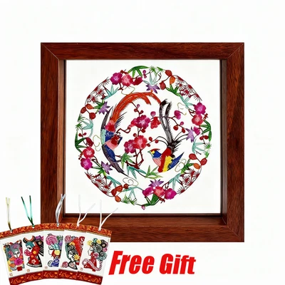 Деревянная рама, закладка, полупрозрачный дисплей ручной работы для гостиной - Изображение 1 из 4