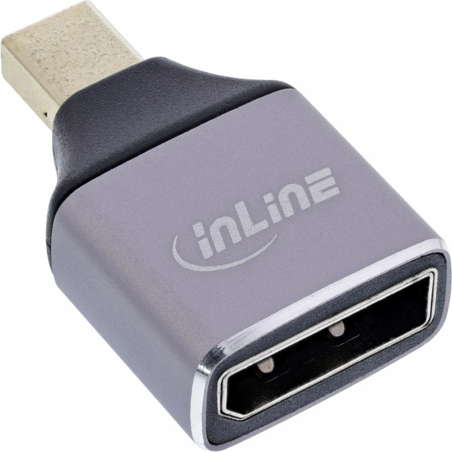 InLine® DisplayPort 1.4 Adapter, DisplayPort Buchse / Mini Displayport Stecker - Bild 1 von 1
