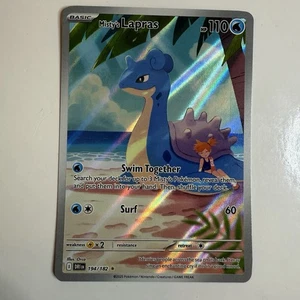 Misty's Lapras 194/182 Illustration Rare IR Destined Rivals 2025 Pokémon TCG NM - Picture 1 of 2