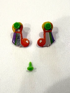 Barbie 1987 Sensations Muñeca Becky Reemplazo Pendientes y Anillo Paquete - Imagen 1 de 3