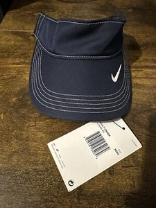 Nike Navy Blue Dri-Fit Adjustable Golf Tennis Unisex Visor NWT - Picture 1 of 7