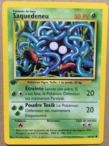 1st Edition FRENCH Tangela 66/102 Base Set - Common Pokemon Card - LP - Picture 1 of 2