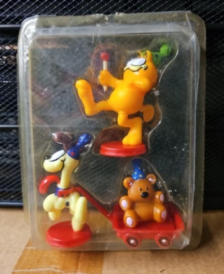 Wilton Garfield Odie Pookie 1993 adornos para pasteles decoraciones de fiesta de cumpleaños vintage Foto 1 de 4