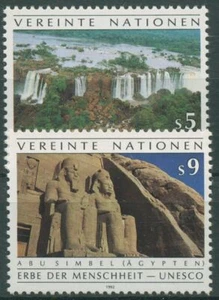 ONU Viena 1992 UNESCO Parque Nacional Iguazú Brasil, Abu Simbel 125/26 nuevo - Imagen 1 de 1