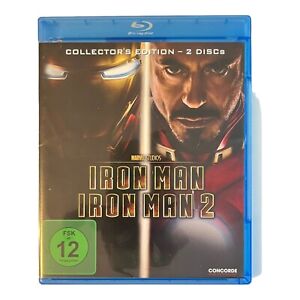 Iron Man 1+2 mit Robert Downey Jr. Gwyneth Paltrow | Blu-ray | 2011