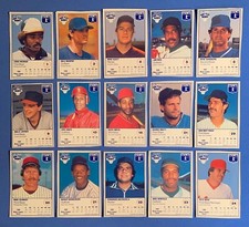 (15) MLB 1987 Kraft Home Plate Heroes Cards Ryne Sandberg, Rickey Henderson HOF