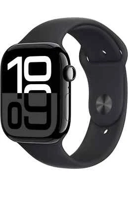 BRAND NEW Apple Watch S10 46mm Retina LTPO3 OLED GPS + Cellular Jet Black 327mAh - Image 1 of 2