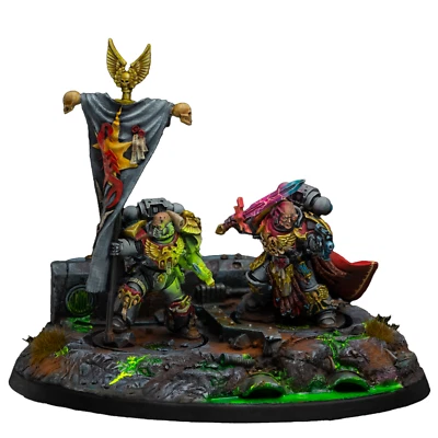 Figura pintada Casan Sabius y Sirae Karagon Warhammer 40k Preventa | Arte Foto 1 de 4