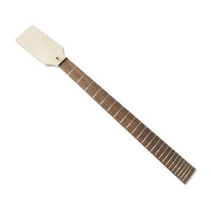 Short Bass Guitar Neck 24fret 30inch Maple Rosewood Fretboard Bolt on Unfinished - Bild 1 von 11