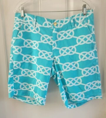 Macbeth Collection by Margaret Josephs Shorts Rope Print Women Size Large - Изображение 1 из 4
