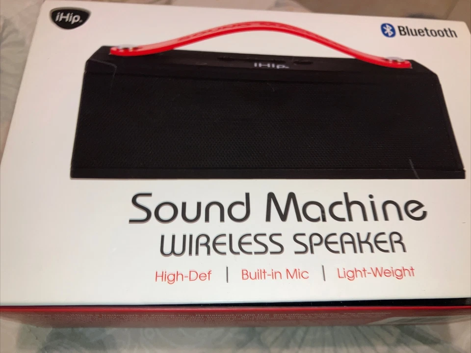 Nuevo en caja iHIP Máquina de Sonido Altavoz Inalámbrico Portátil Bluetooth Altavoz Alta Definición Foto 1 de 1