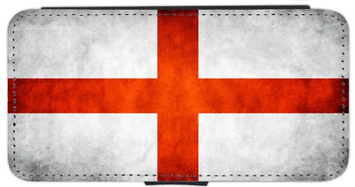 England/St George flag Printed Grunge iPhone/Pixel/Galaxy Flip/Wallet Phone Case - Image 1 of 4
