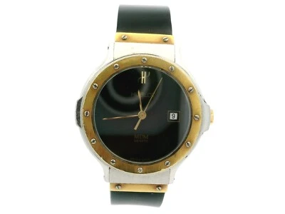 Reloj Pulsera Damas Hublot MDM 28mm Acero Inoxidable y Bisel Tono Dorado Ref. 1391,2 Foto 1 de 4