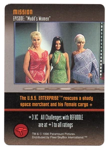 STAR TREK THE CARD GAME CCG Mudd's Women 1996 Fleer/Skybox TCG TOS Original - Picture 1 of 2