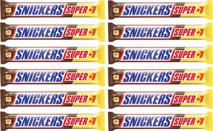 12 SNICKERS Chocolate Bars European Candy Snacks Treats 112.5g 3.9oz - Picture 1 of 3