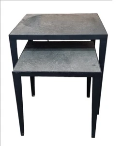 Wood & Iron Nesting Tables Study Iron Outdoor Indoor For Diwali Gift Home Decor - Picture 1 of 1