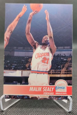 1994-95 NBA Hoops #337 Malik Sealy Los Angeles Clippers basketball card - Image 1 of 2