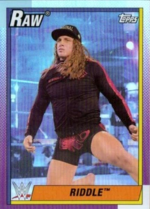 Topps Heritage WWE 2021 - Rainbow Foil Parallel #37 Matt Riddle - Imagen 1 de 2