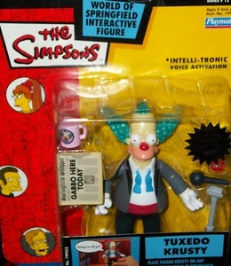 WOS The Simpsons Cartoon Interactive Tuxedo Krusty Action figure clown xmas gift - Picture 1 of 1