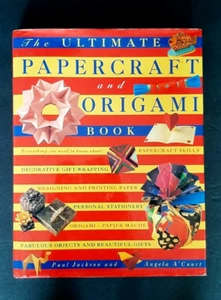 Paper Craft Origami Book Paul Jackson & Angela A'Court 1997 HCDJ  9.25" x 11.75" - Picture 1 of 17