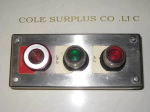 SQUARE D 3-BUTTON CONTROL STAINLESS STATION AND OPERATORS CLASS 9001 (B1) - Picture 1 of 4