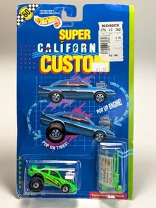 Vintage 1991 Hot Wheels Super California Custom Race Ace #9156 Green Diecast - Picture 1 of 4