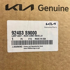 GENUINE KIA OEM 2020-25 TELLURIDE Backup Lamp Left LH 92403S9000 92403 S9000 - Picture 1 of 6