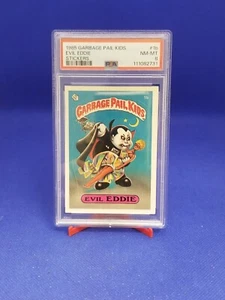 1985 Garbage Pail Kids #1b Evil Eddie PSA 8 NM-MT - Picture 1 of 2
