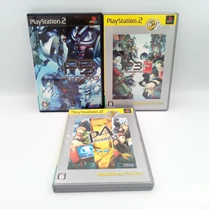 Persona 3 & 3 Fes Append Edition Best & 4 Best Set PS2 PlayStation 2 Japan CIB - Picture 1 of 12