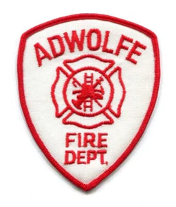 Adwolfe Fire Department Patch Virginia VA v2 - Picture 1 of 1