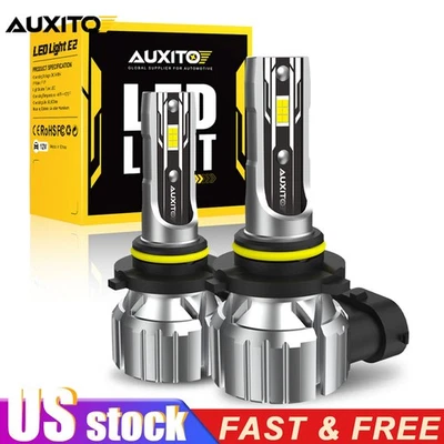 Faro LED 9006 HB4 haz alto/bajo 40000LM bombillas blancas súper brillantes lámparas Canbus Foto 1 de 4