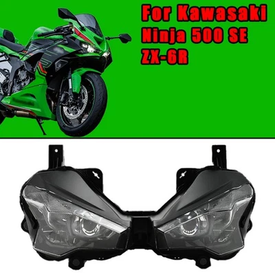 Faro LED con haz alto/bajo DRL para Kawasaki Ninja 500 SE ZX-6R 636 2024-2025 Foto 1 de 4