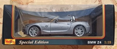 MAISTO BMW Z4 Grigia - Special Edition Anno 2008 - Modellino 1:18 Cod. 31654 - Immagine 1 di 4