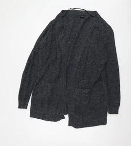 Vila Women's Grey Open Open Front Cardigan in XL - Picture 1 of 12