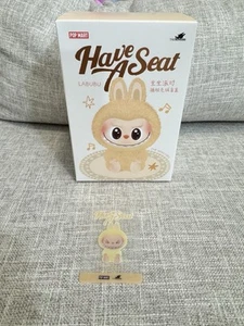 Authentic +receipt! LABUBU The monsters HAVE A SEAT Plush Pendant SISI - NEW - Picture 1 of 6