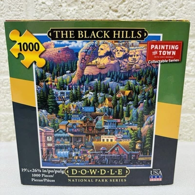 Rompecabezas Dowdle The Black Hills 1000 piezas Parque Nacional Monte Rushmore • ¡¡EXCELENTE!! Foto 1 de 4