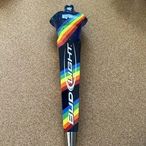 Budweiser Bud Light Rainbow Stripes Man’s Torso Figural Beer Tap Handle - Bild 1 von 22
