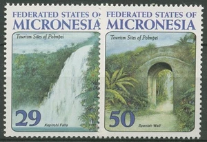 Mikronesien 1993 Tourismus Wasserfall Spanische Mauer 310/11 postfrisch - Bild 1 von 1