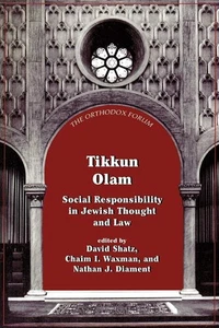 Tikkun Olam: Social Responsibility in Jewish Thought and Law (The Orthodox F... - Picture 1 of 1