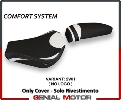 Zara 1 Comfort System White (WH)T.I.MV AGUSTA F3 2012 > 2020 Saddle Cover - Image 1 of 2