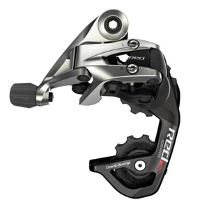 Desviador trasero rojo ciclismo jaula corta 11-28 max carretera TT CX nuevo carbono - Imagen 1 de 5
