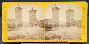 Stereoview "Old City Gateway Looking Out" St., Augustine, FL - Picture 1 of 2
