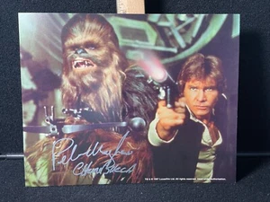Star Wars ANH Chewbacca 8x10 Peter Mayhew Signed SILVER Photo - Picture 1 of 5