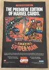 Amazing Spiderman Venom 1994 imprimé ad art promo années 90 illus cartes à collectionner Marvel