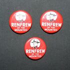 Vintage 1920s-30s Renfrew of the Royal Mounted Lapel Buttons (lot of 3)