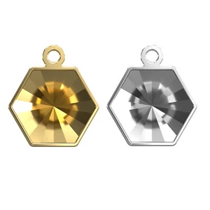 Superior PRIMERO Fancy Stones Settings for Gluing 4699 Prismatic Hexagon - Picture 1 of 4