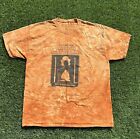Arlo Guthrie Alices Restaurant 50th Anniversary Tie Dye Orange Tee Shirt - XL